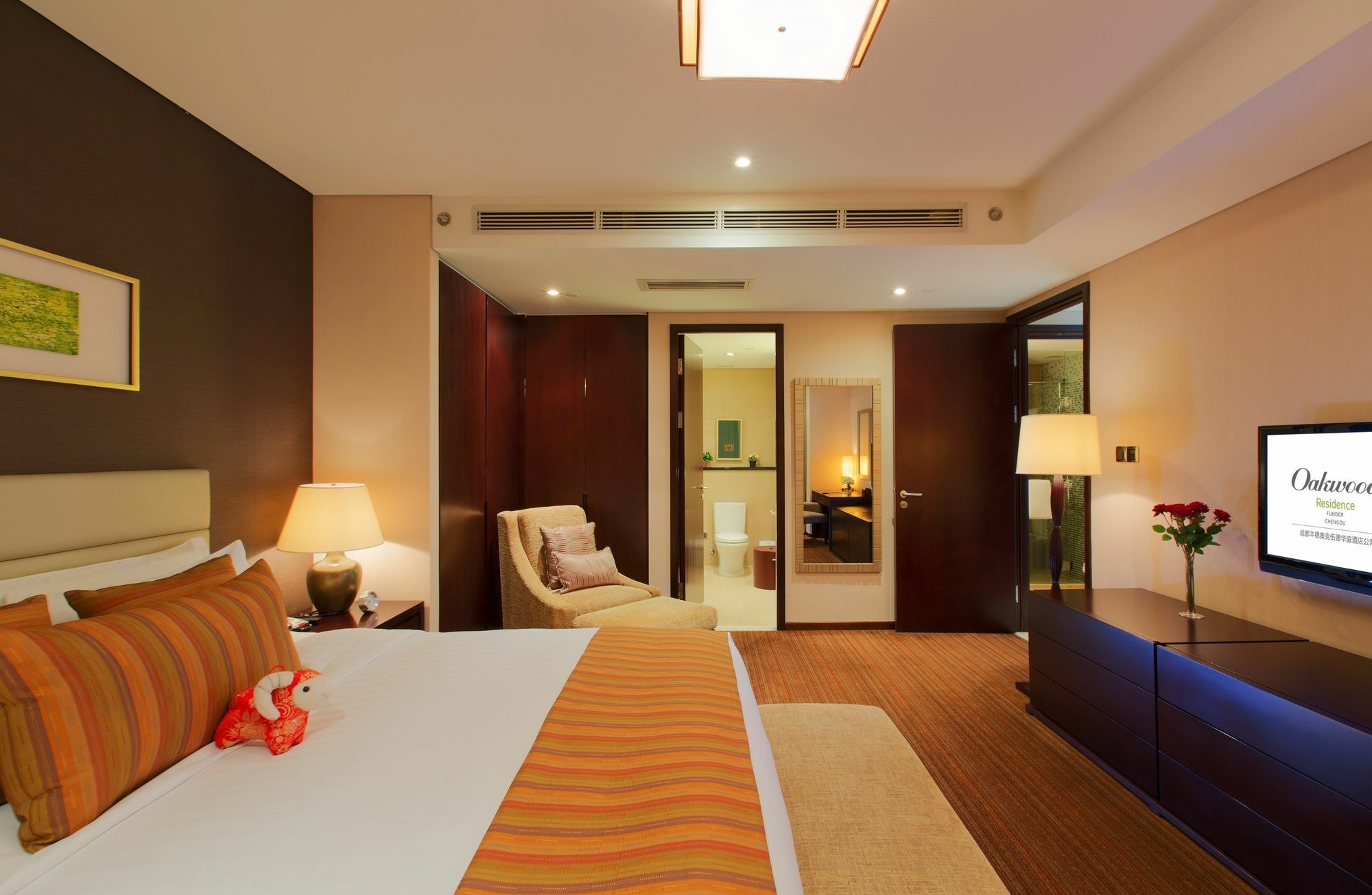 Oakwood Residence Funder Çengdu Dış mekan fotoğraf